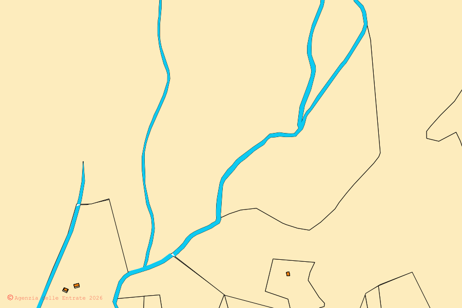 Mappa catastale del centro di Alto Sermenza: particelle e fabbricati, cartografia Agenzia delle Entrate