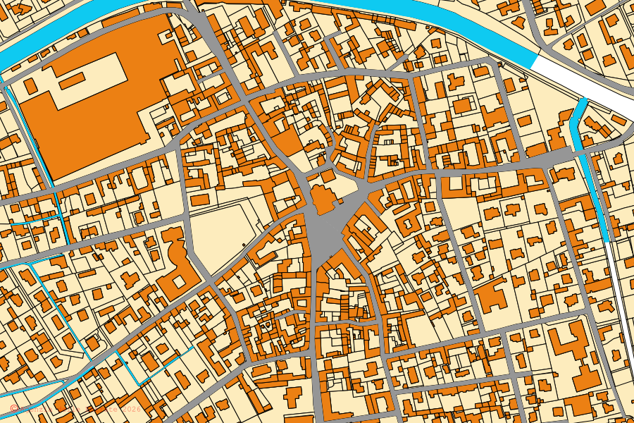 Mappa catastale del centro di Arconate: particelle e fabbricati, cartografia Agenzia delle Entrate