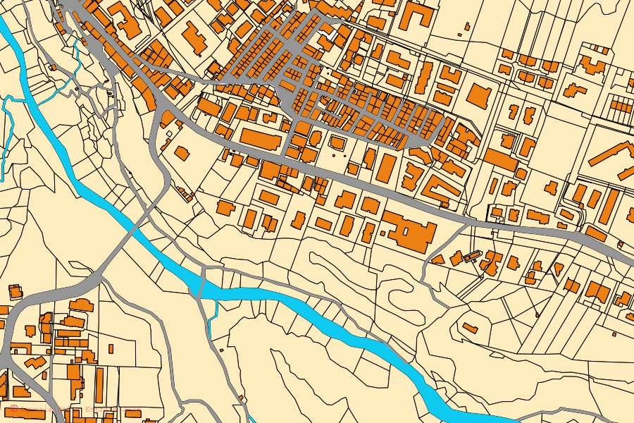 Mappa catastale del centro di Blera: particelle e fabbricati, cartografia Agenzia delle Entrate