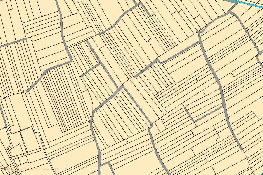 Mappa catastale del centro di Briona: particelle e fabbricati, cartografia Agenzia delle Entrate