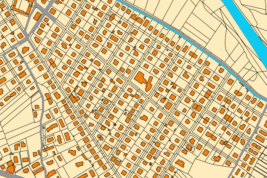 Mappa catastale del centro di Bruino: particelle e fabbricati, cartografia Agenzia delle Entrate