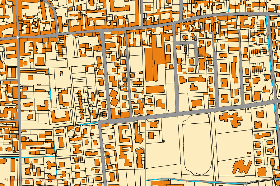 Mappa catastale del centro di Carugate: particelle e fabbricati, cartografia Agenzia delle Entrate