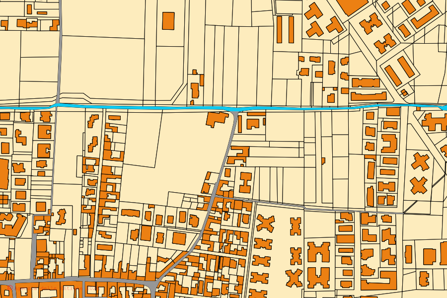 Mappa catastale del centro di Casagiove: particelle e fabbricati, cartografia Agenzia delle Entrate
