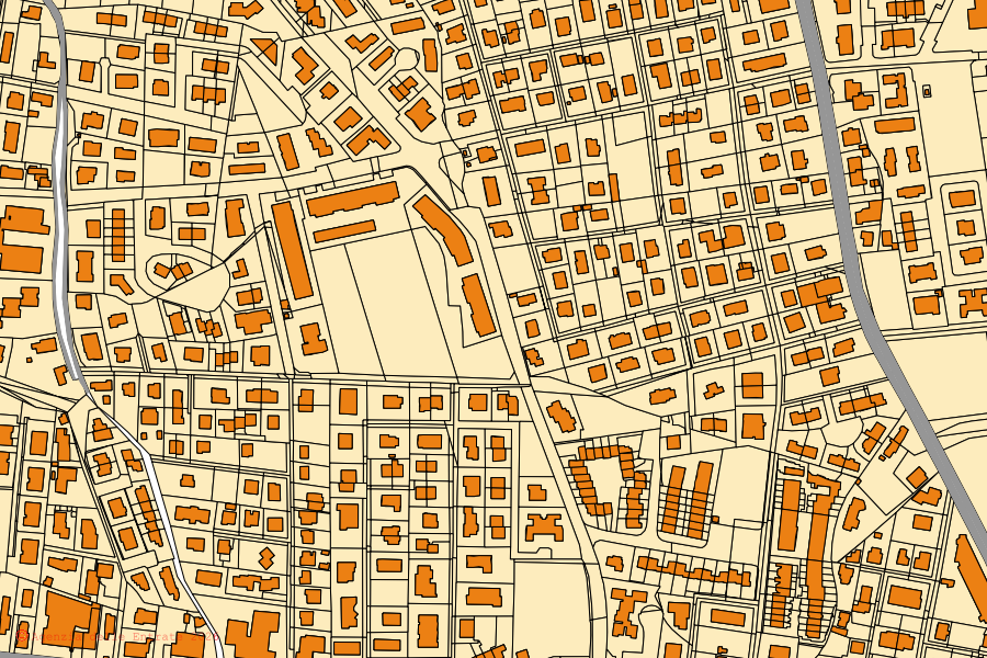 Mappa catastale del centro di Casier: particelle e fabbricati, cartografia Agenzia delle Entrate