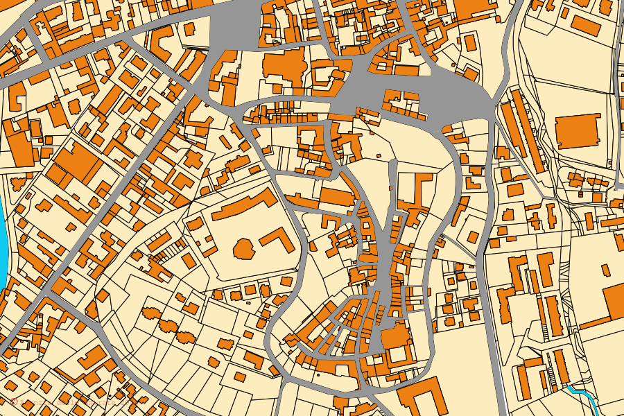 Mappa catastale del centro di Casteggio: particelle e fabbricati, cartografia Agenzia delle Entrate