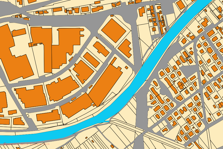 Mappa catastale del centro di Cividate Camuno: particelle e fabbricati, cartografia Agenzia delle Entrate