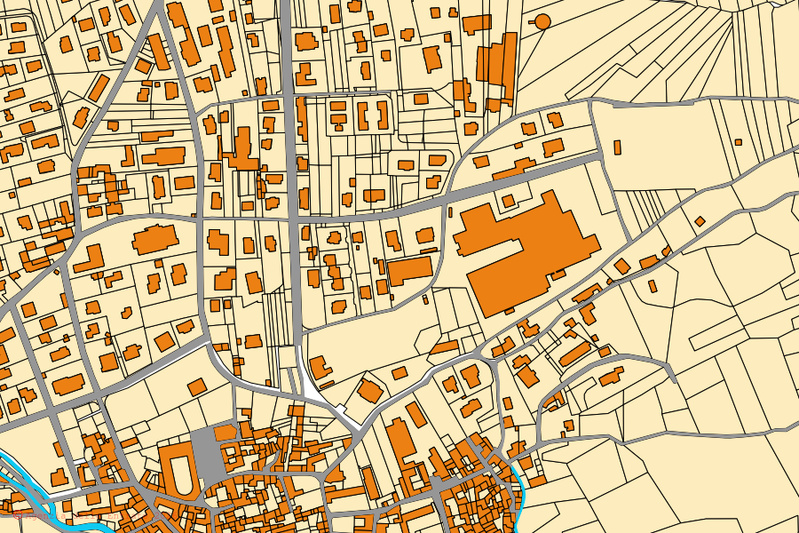 Mappa catastale del centro di Cuvio: particelle e fabbricati, cartografia Agenzia delle Entrate