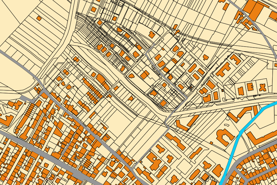 Mappa catastale del centro di Elmas: particelle e fabbricati, cartografia Agenzia delle Entrate