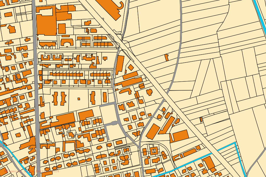 Mappa catastale del centro di Gambolò: particelle e fabbricati, cartografia Agenzia delle Entrate