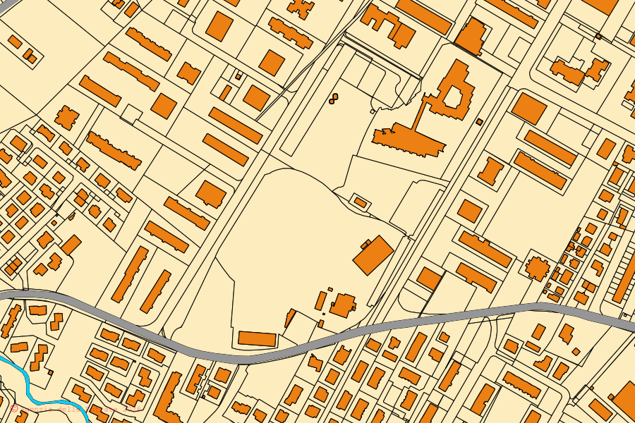 Mappa catastale del centro di Imola: particelle e fabbricati, cartografia Agenzia delle Entrate