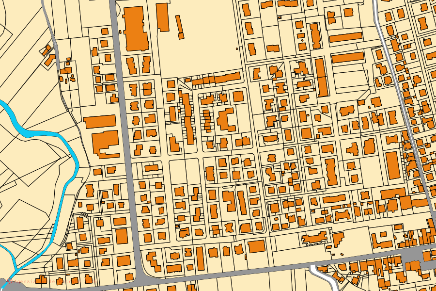 Mappa catastale del centro di Maiolati Spontini: particelle e fabbricati, cartografia Agenzia delle Entrate