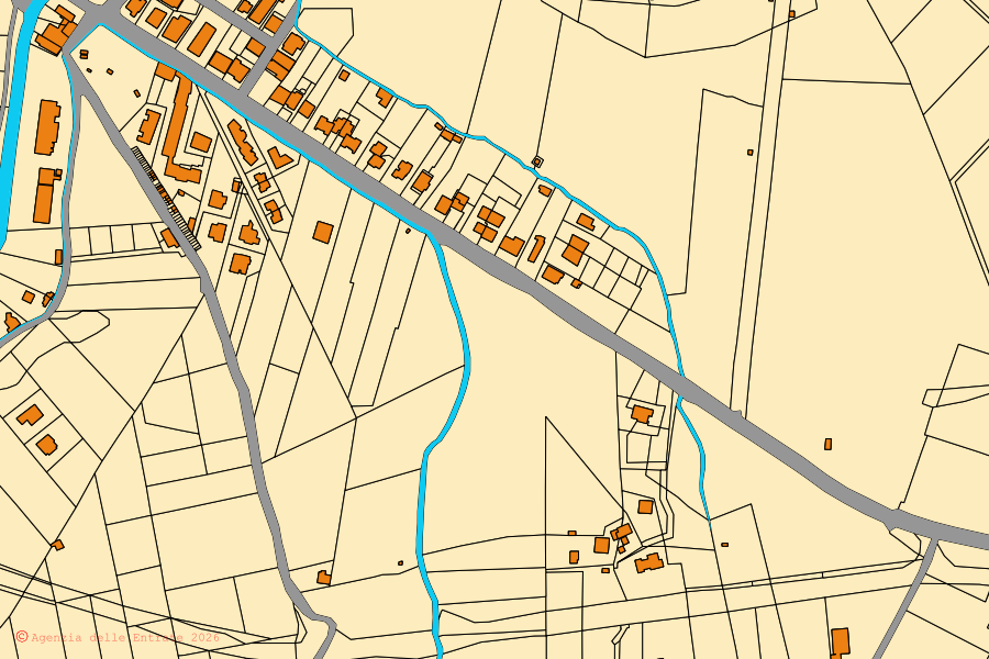 Mappa catastale del centro di Marta: particelle e fabbricati, cartografia Agenzia delle Entrate