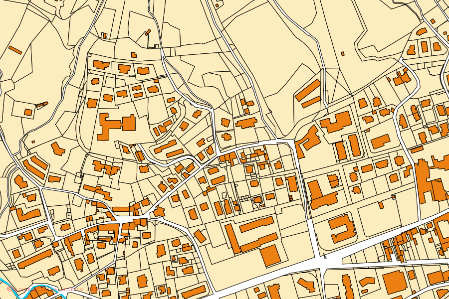 Mappa catastale del centro di Nembro: particelle e fabbricati, cartografia Agenzia delle Entrate