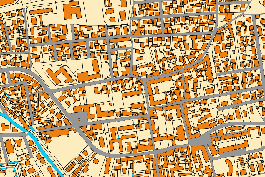 Mappa catastale del centro di Paullo: particelle e fabbricati, cartografia Agenzia delle Entrate