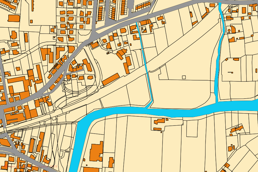 Mappa catastale del centro di Pieve a Nievole: particelle e fabbricati, cartografia Agenzia delle Entrate