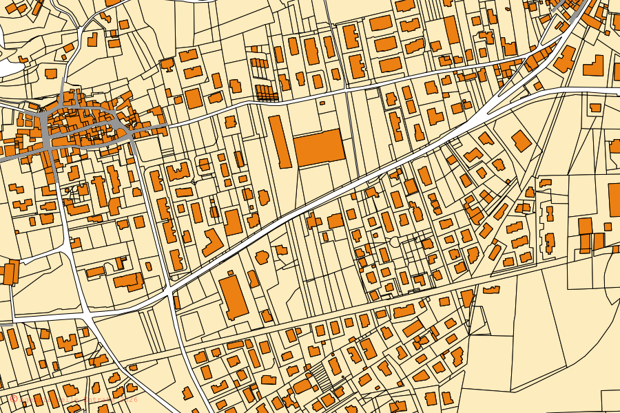 Mappa catastale del centro di Porlezza: particelle e fabbricati, cartografia Agenzia delle Entrate