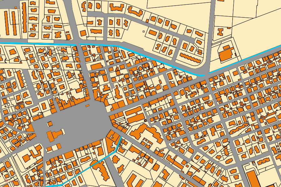 Mappa catastale del centro di Rosignano Marittimo: particelle e fabbricati, cartografia Agenzia delle Entrate