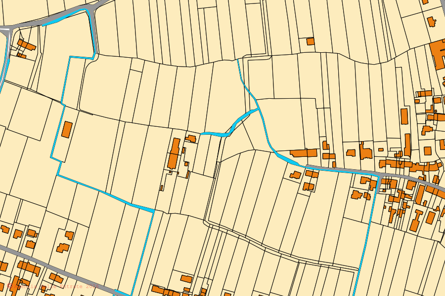 Mappa catastale del centro di San Martino di Lupari: particelle e fabbricati, cartografia Agenzia delle Entrate