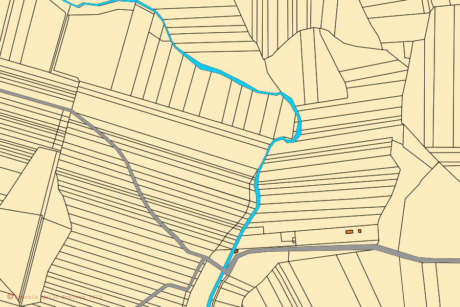 Mappa catastale del centro di San Nazzaro Sesia: particelle e fabbricati, cartografia Agenzia delle Entrate