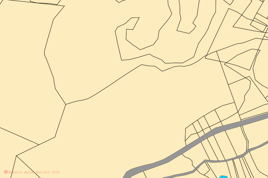 Mappa catastale del centro di Scala Coeli: particelle e fabbricati, cartografia Agenzia delle Entrate