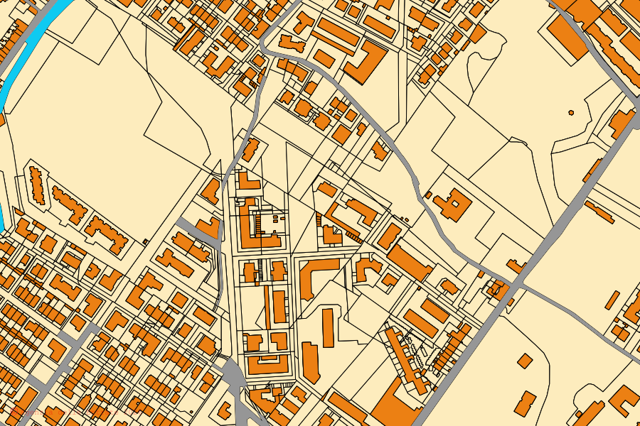 Mappa catastale del centro di Sesto Fiorentino: particelle e fabbricati, cartografia Agenzia delle Entrate