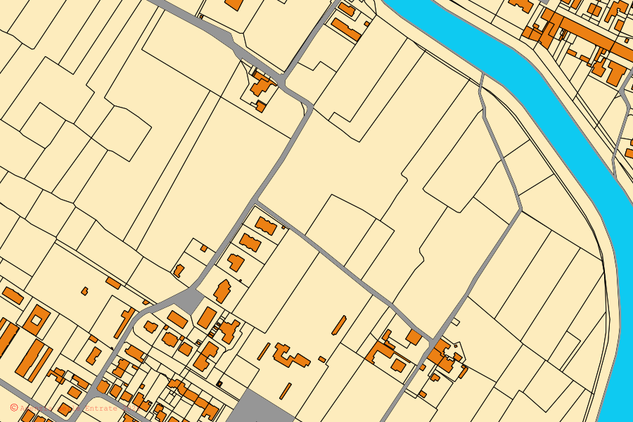 Mappa catastale del centro di Signa: particelle e fabbricati, cartografia Agenzia delle Entrate