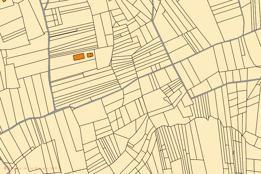 Mappa catastale del centro di Solbiate con Cagno: particelle e fabbricati, cartografia Agenzia delle Entrate
