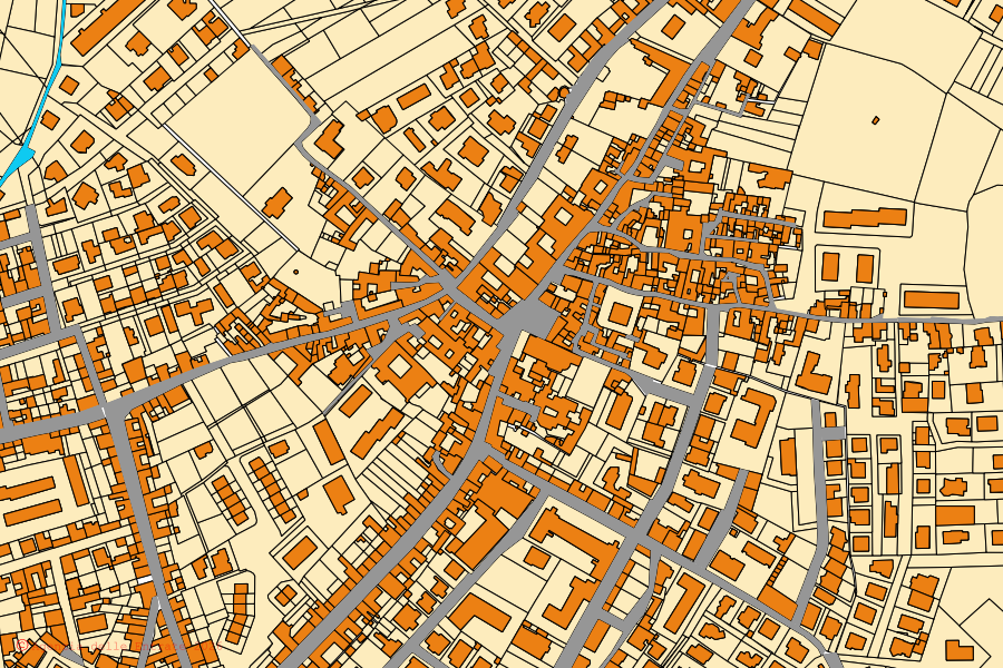 Mappa catastale del centro di Sparanise: particelle e fabbricati, cartografia Agenzia delle Entrate