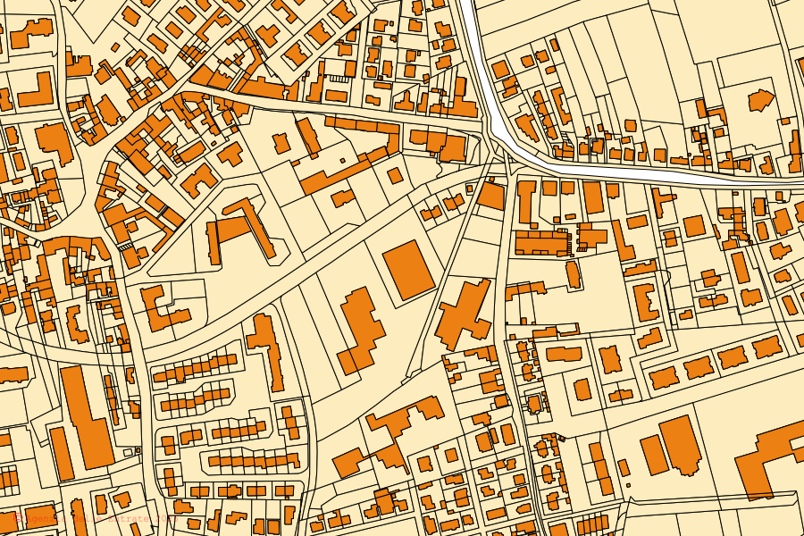 Mappa catastale del centro di Staranzano: particelle e fabbricati, cartografia Agenzia delle Entrate