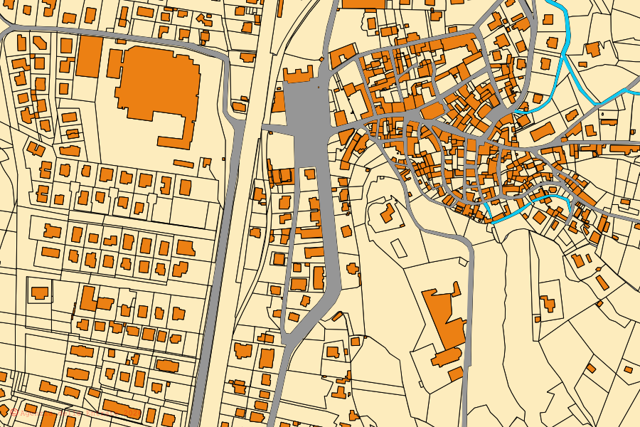 Mappa catastale del centro di Stazzano: particelle e fabbricati, cartografia Agenzia delle Entrate