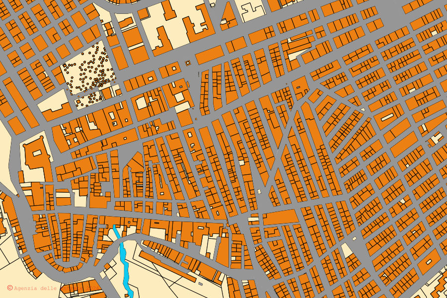 Mappa catastale del centro di Torremaggiore: particelle e fabbricati, cartografia Agenzia delle Entrate