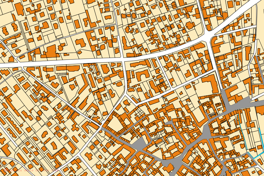 Mappa catastale del centro di Uboldo: particelle e fabbricati, cartografia Agenzia delle Entrate