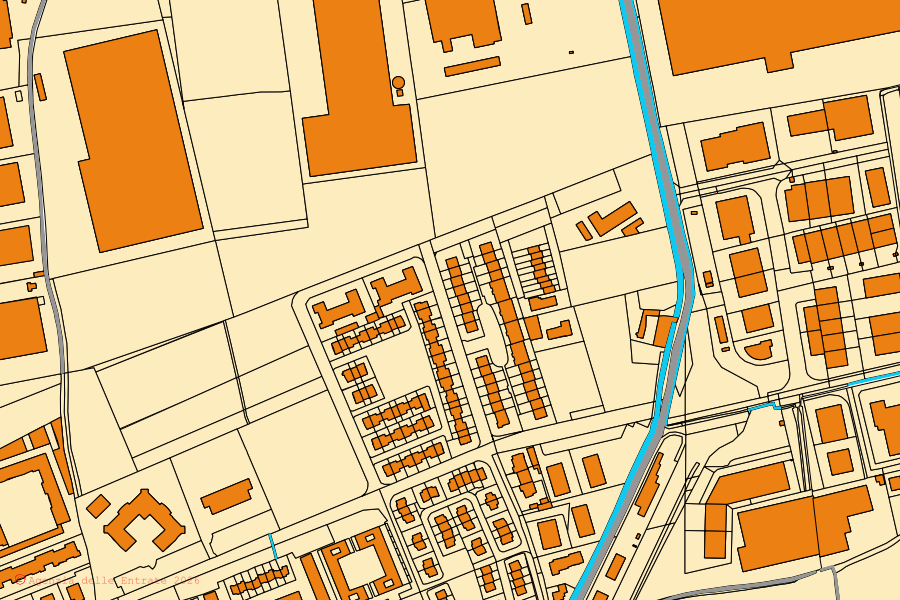 Mappa catastale del centro di Vignate: particelle e fabbricati, cartografia Agenzia delle Entrate
