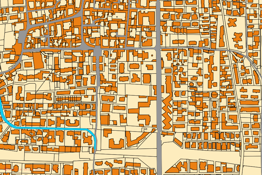 Mappa catastale del centro di Villaricca: particelle e fabbricati, cartografia Agenzia delle Entrate
