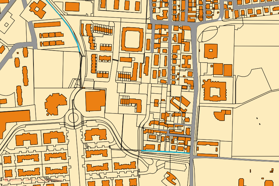 Mappa catastale del centro di Vimodrone: particelle e fabbricati, cartografia Agenzia delle Entrate
